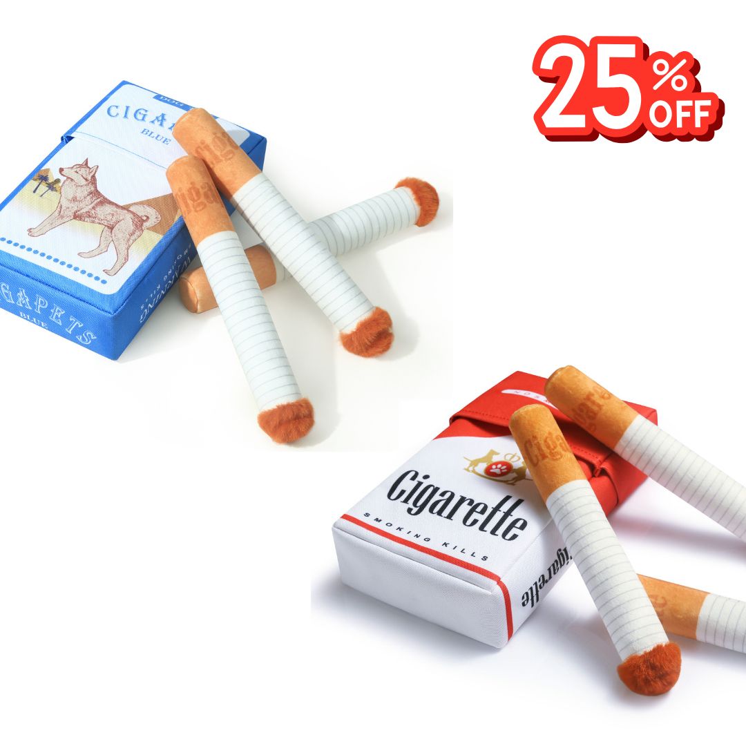 Cigarette Pack Dog Toy