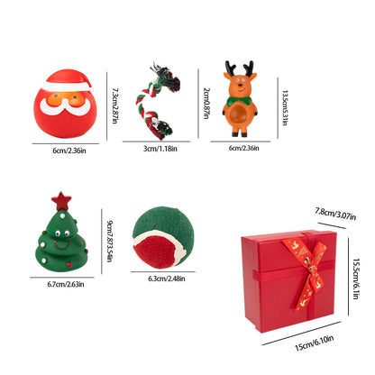 pawsome-christmas-dog-toy-gift-box-5pc-set-santa-reindeer-squeaky-toys-uk