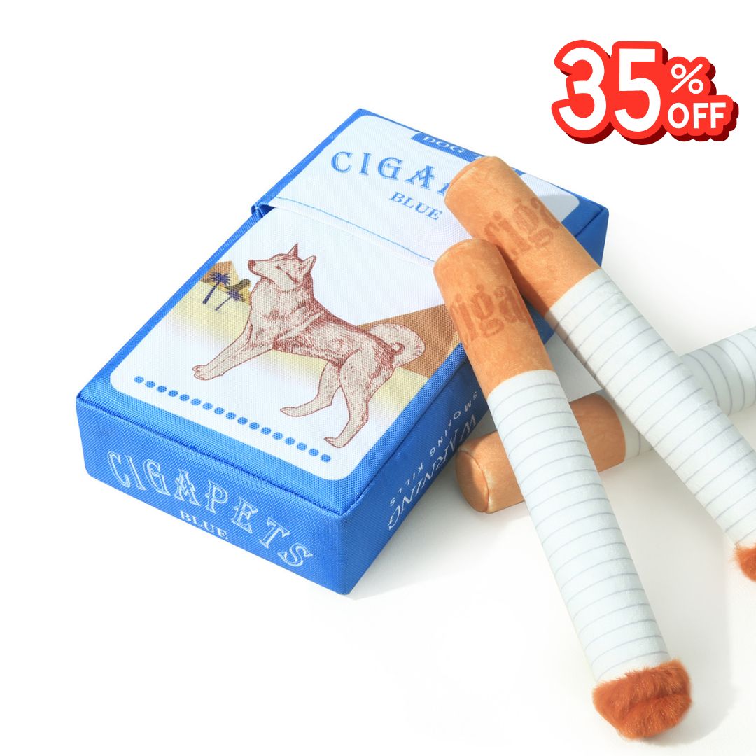 Cigarette Pack Dog Toy