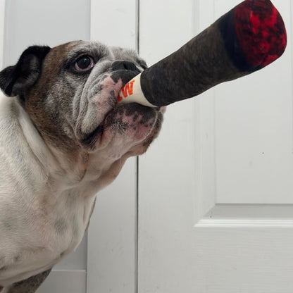 Squeaky Cigar Dog Toy