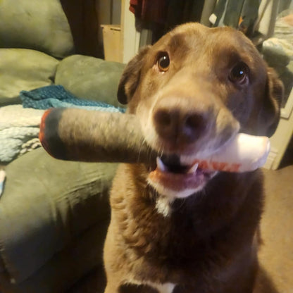 Squeaky Cigar Dog Toy