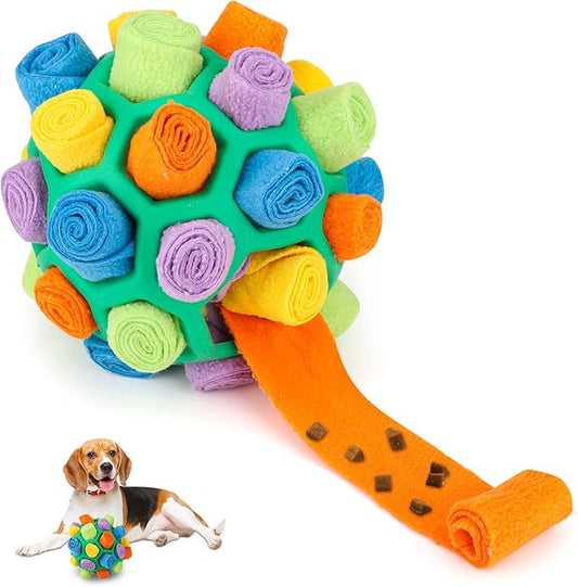 petsline-interactive-dog-snuffle-ball-treat-dispenser-puzzle-toy-puppy-training-dental-cleaning-small-medium-dogs