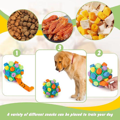 petsline-interactive-dog-snuffle-ball-treat-dispenser-puzzle-toy-puppy-training-dental-cleaning-small-medium-dogs