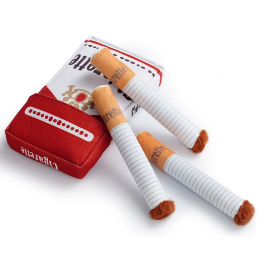 Cigarette Pack Dog Toy