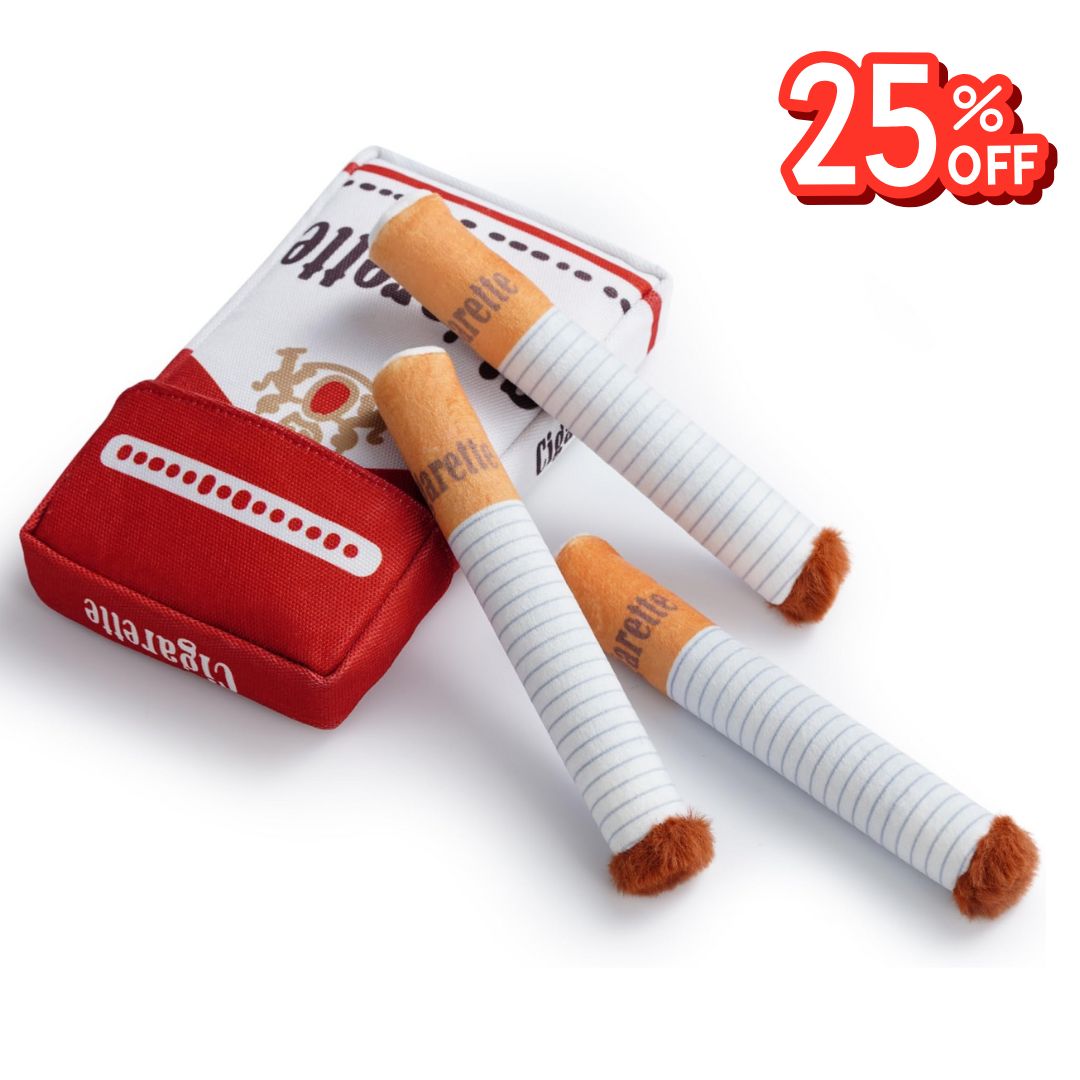 Cigarette Pack Dog Toy