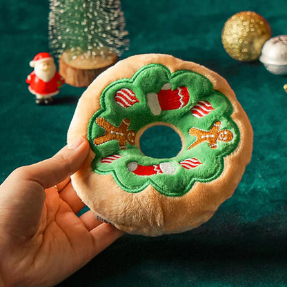 Christmas Squeaky Donut Pack