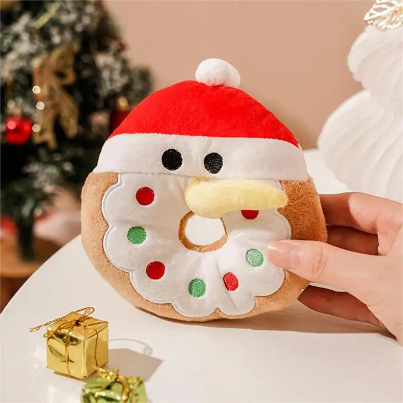 Christmas Squeaky Donut Pack