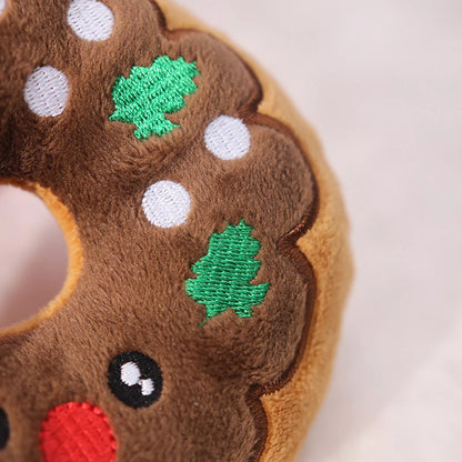 Christmas Squeaky Donut Pack