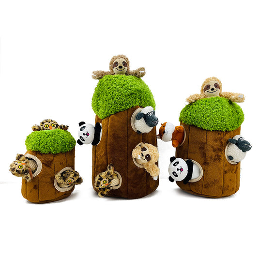 Custom Hide and Seek Tree House with Squeaky Animals