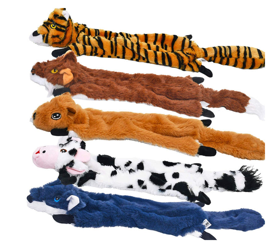 5 in 1 JunglePals Plush Dog Toy