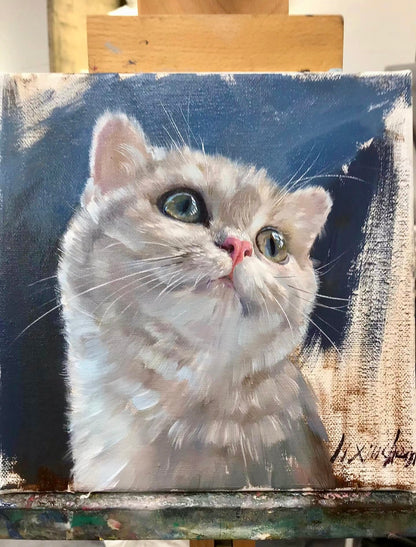 Custom Pet Portraits - Oil Painting