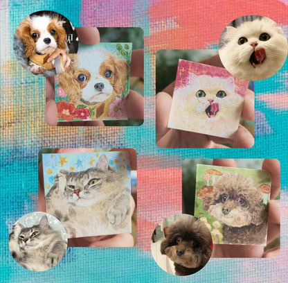 Custom Pet Portraits - Mini Cartoon