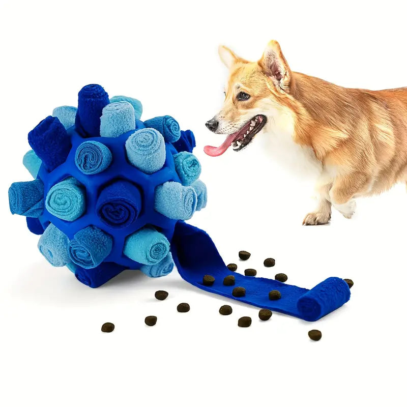petsline-interactive-dog-snuffle-ball-treat-dispenser-puzzle-toy-puppy-training-dental-cleaning-small-medium-dogs